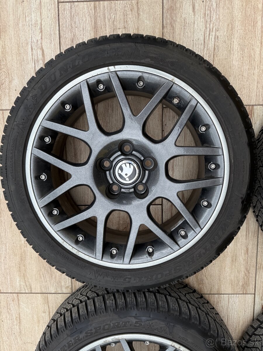 Predám set dvojdielných diskov BBS RS800 R17 5x112 - 3