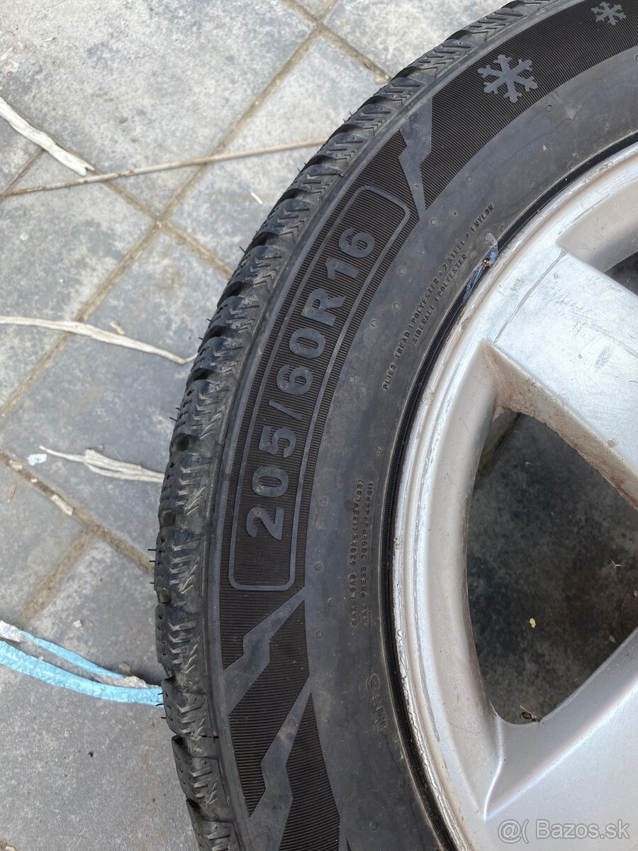 Predám tieto zimné pneumatiky 205/60/r16 - 3