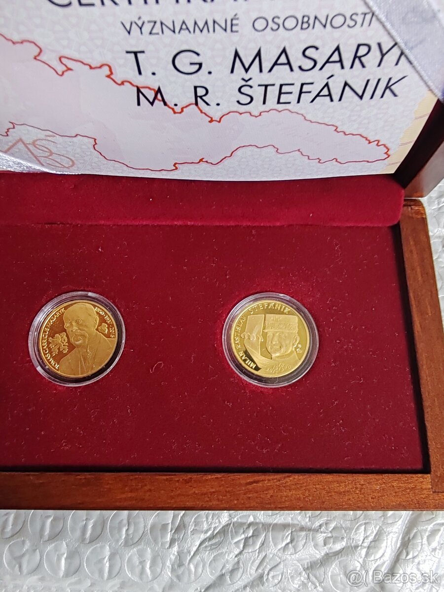Zlate mince Masaryk a Štefanik - 3