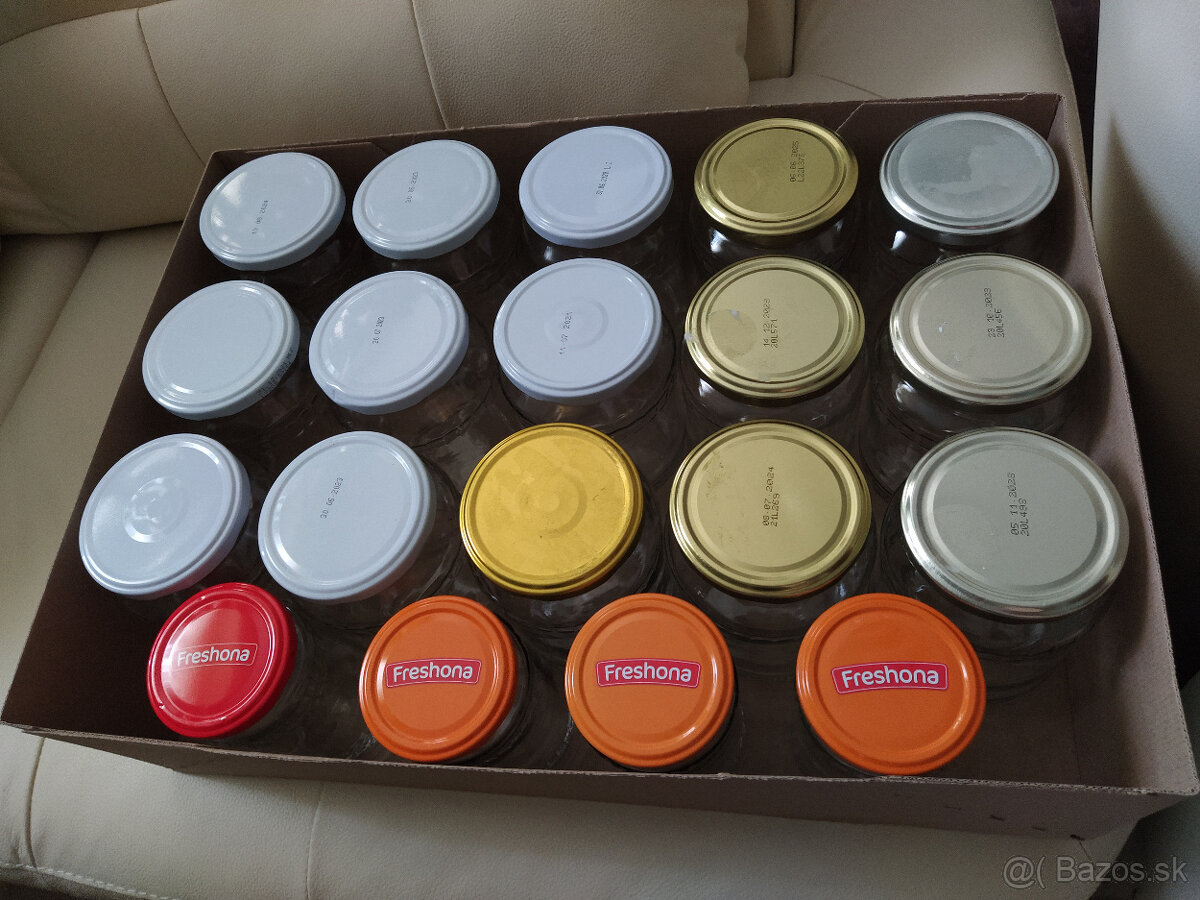 Poháre na zaváranie bez etiket 43 ks (iba osobný odber) - 3