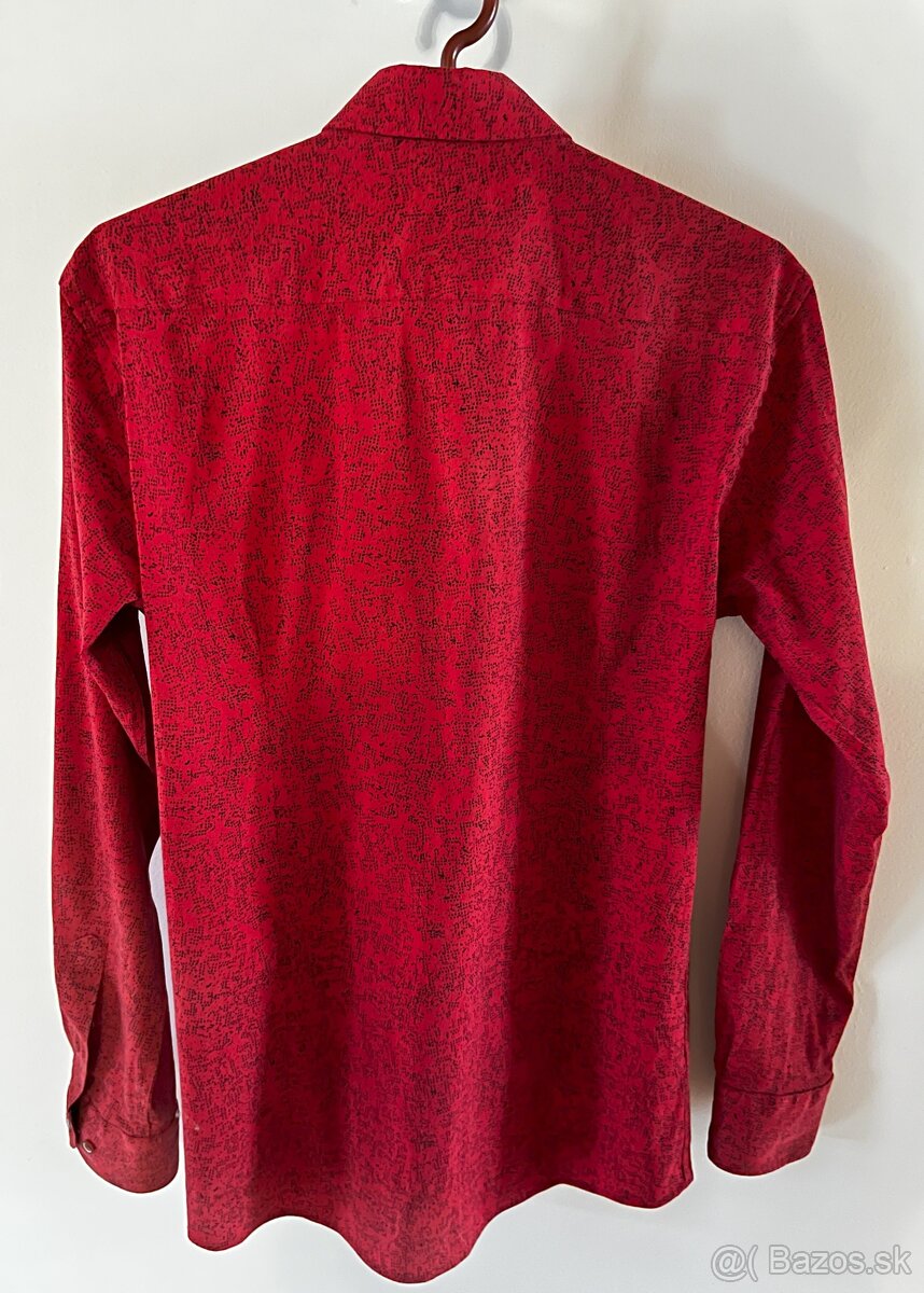 červené slim košele veľ. M - - 3
