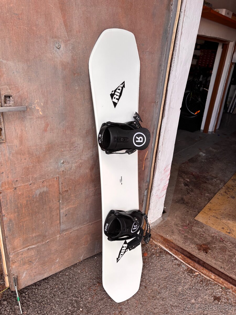 Snowboard s viazaním a topánkami RIDE - 3