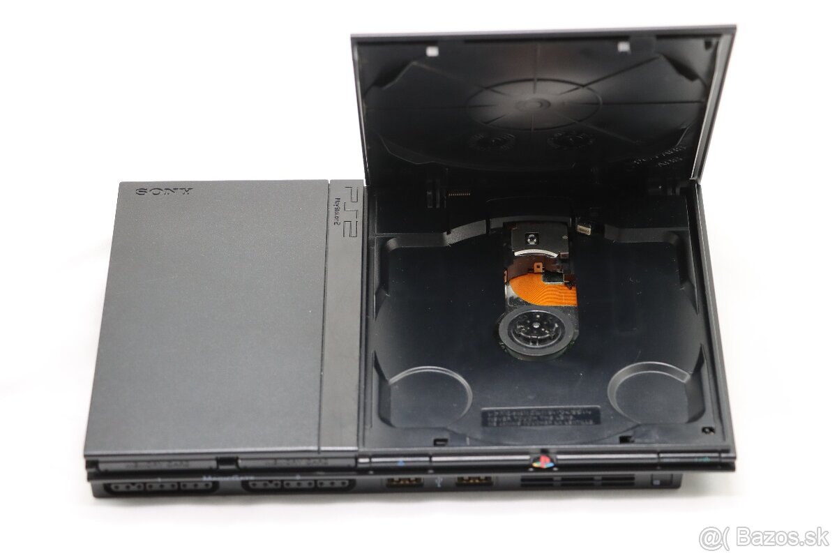 PlayStation 2 Slim SCPH-70004 + originál ovládač a káble - 3