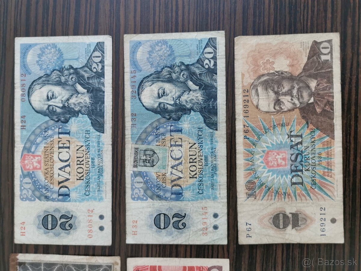 Československé bankovky - 3