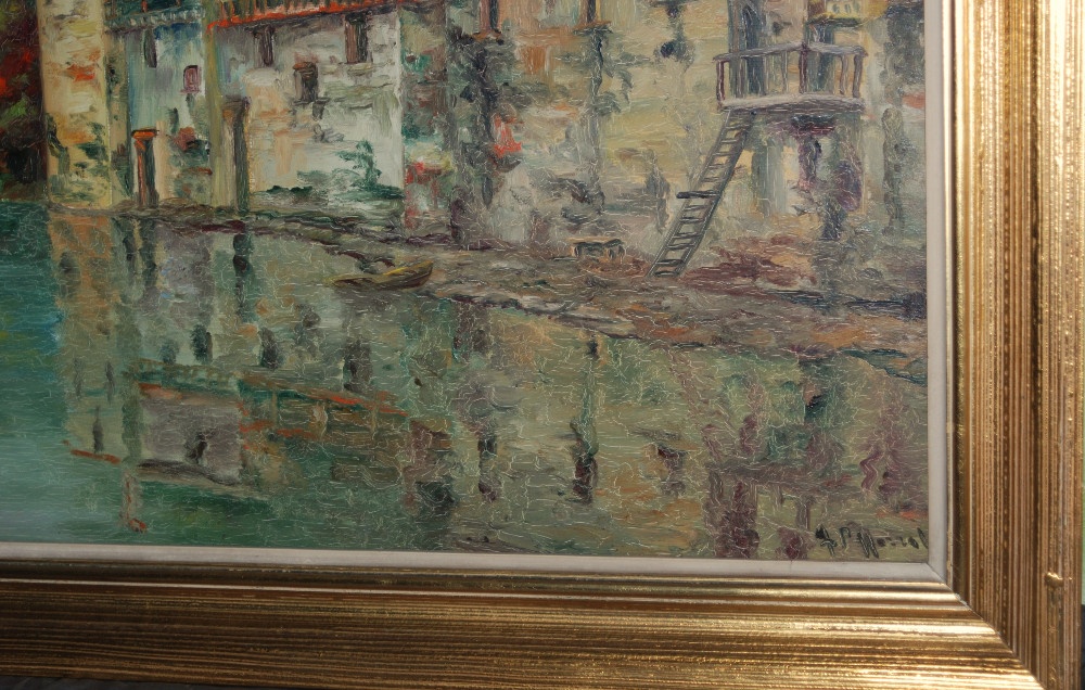 OBRAZ - Olejomaľba - Krajina s riekou - 3