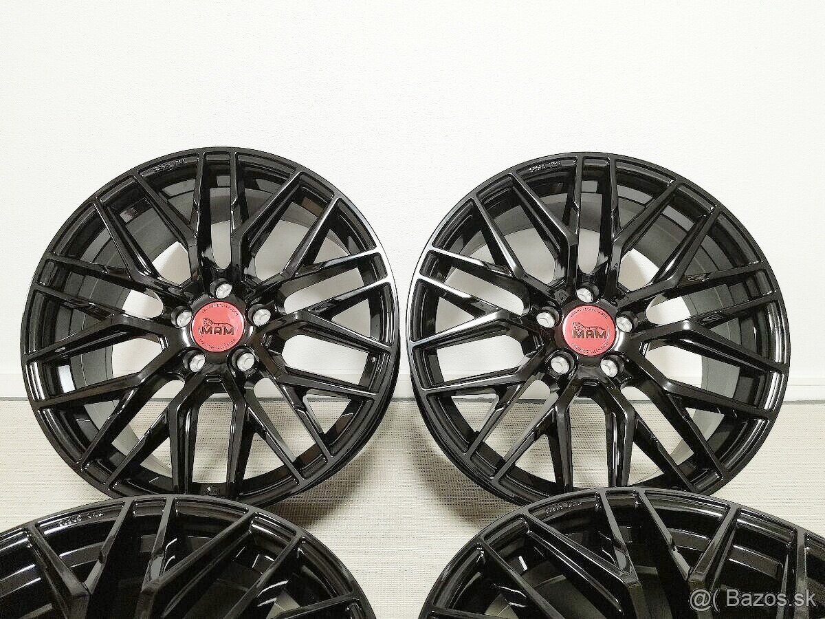 Alu disky R18 5x112 ET45 8J MAM RS4 BP Seat Audi Vw Škoda - 3