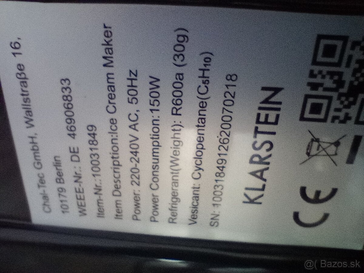 Zmrzlinovač jogurtovať KLERSTEIN Yo & Yummy 2 v 1 - 3