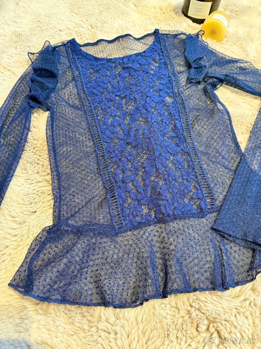 Čipkované tričko (top) s tielkom 2 v 1 ORSAY - 3