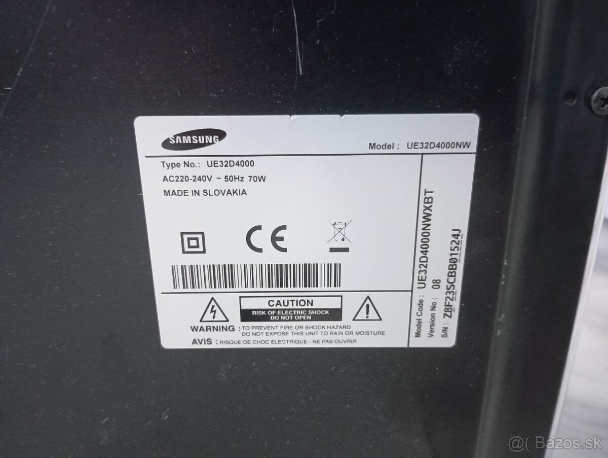 Predám SAMSUNG UE32D4000 - 3