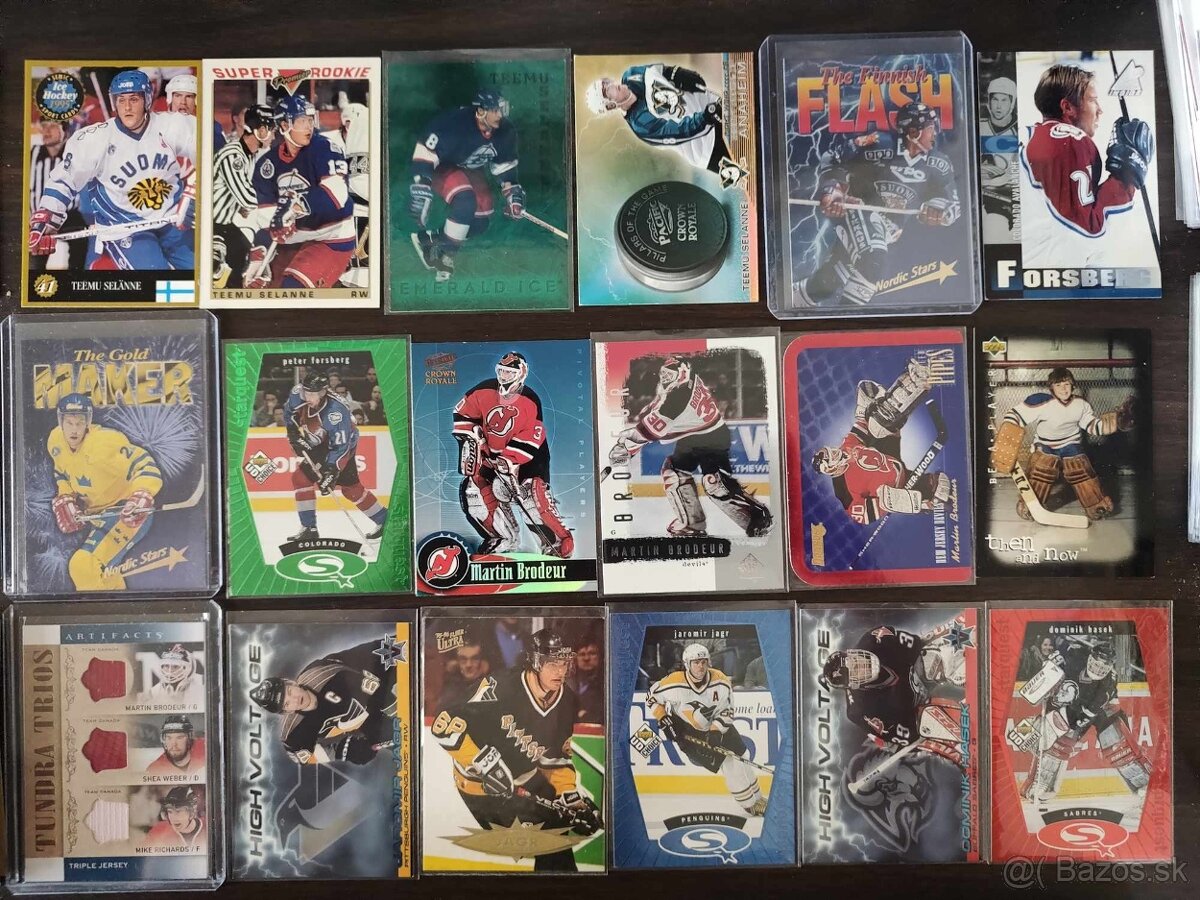 Hokejové karty Hasek, Bure,forsberg,McDavid,Crosby, jagr... - 3