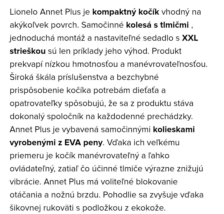 Športový kočík LIONELO - 3
