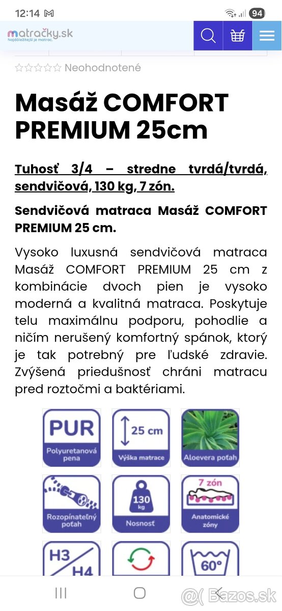 Matrac 120x200 cm - 3