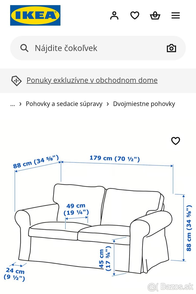 2-pohovka Ektorp - 3