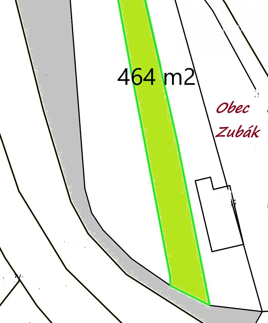 IBA U NÁS pozemok na výstavbu chaty, mobilného domu Zubák - 3