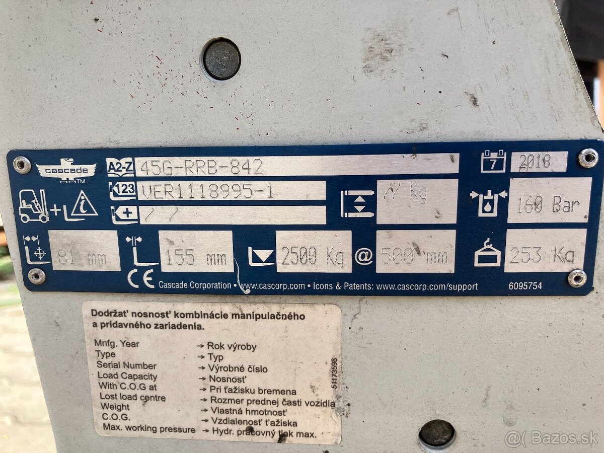 Rotátor - Otočné zariadenie na VZV - 3