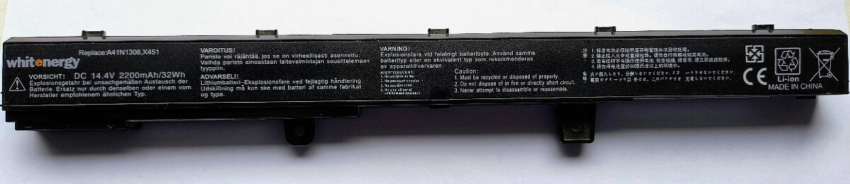 Batéria Asus A41N1308 14.4V 32Wh / 84 % - 3