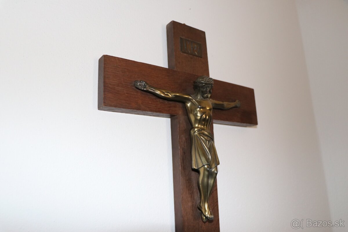 Krucifix Kříž Jezus Kristus INRI (824P) - 3