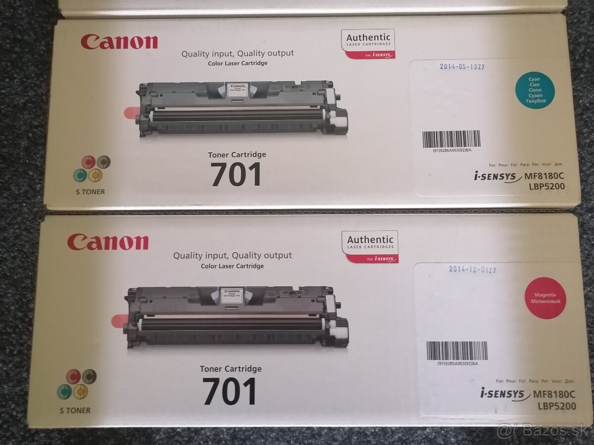 Predám nové náplne do tlačiarne canon - 3