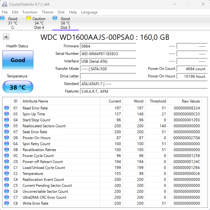 3.5" 160GB / 250GB / 2TB HDD - 3