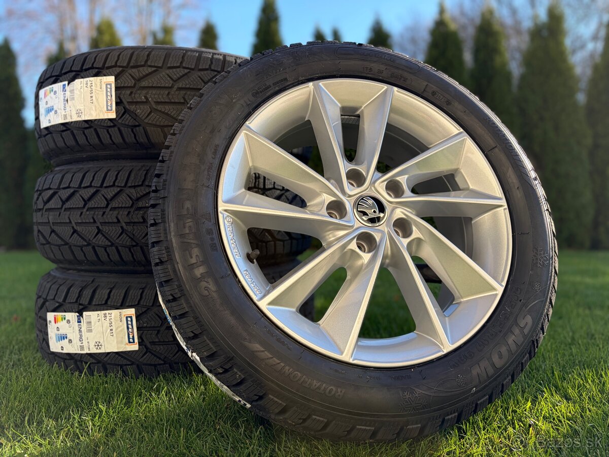 č13 Zimná sada na SKODA SUPERB 215/55 R17 - 3