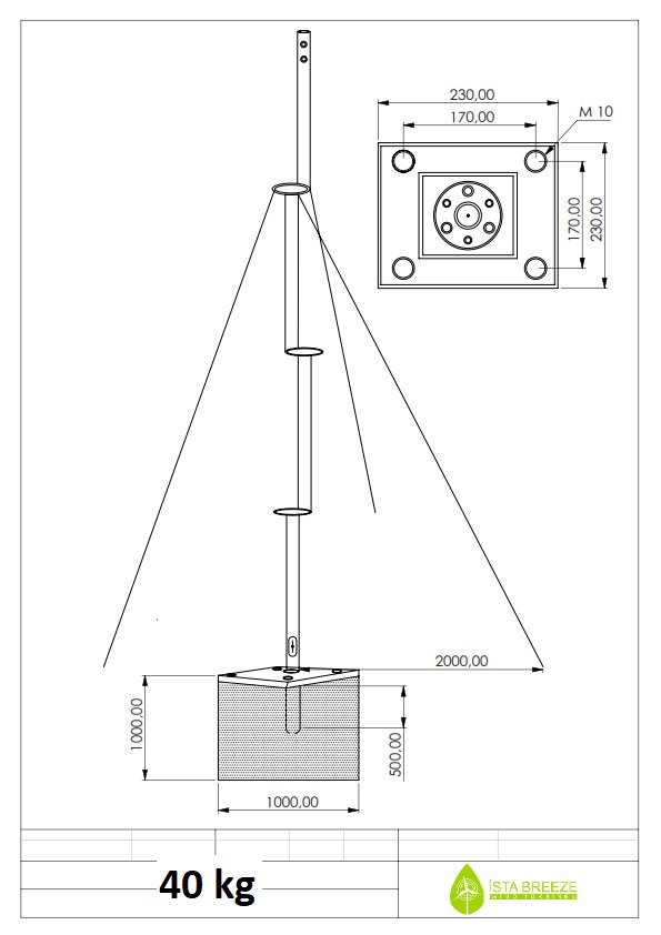 Veterná turbína IstaBreeze Windsafe 2 kW, 48V - 3