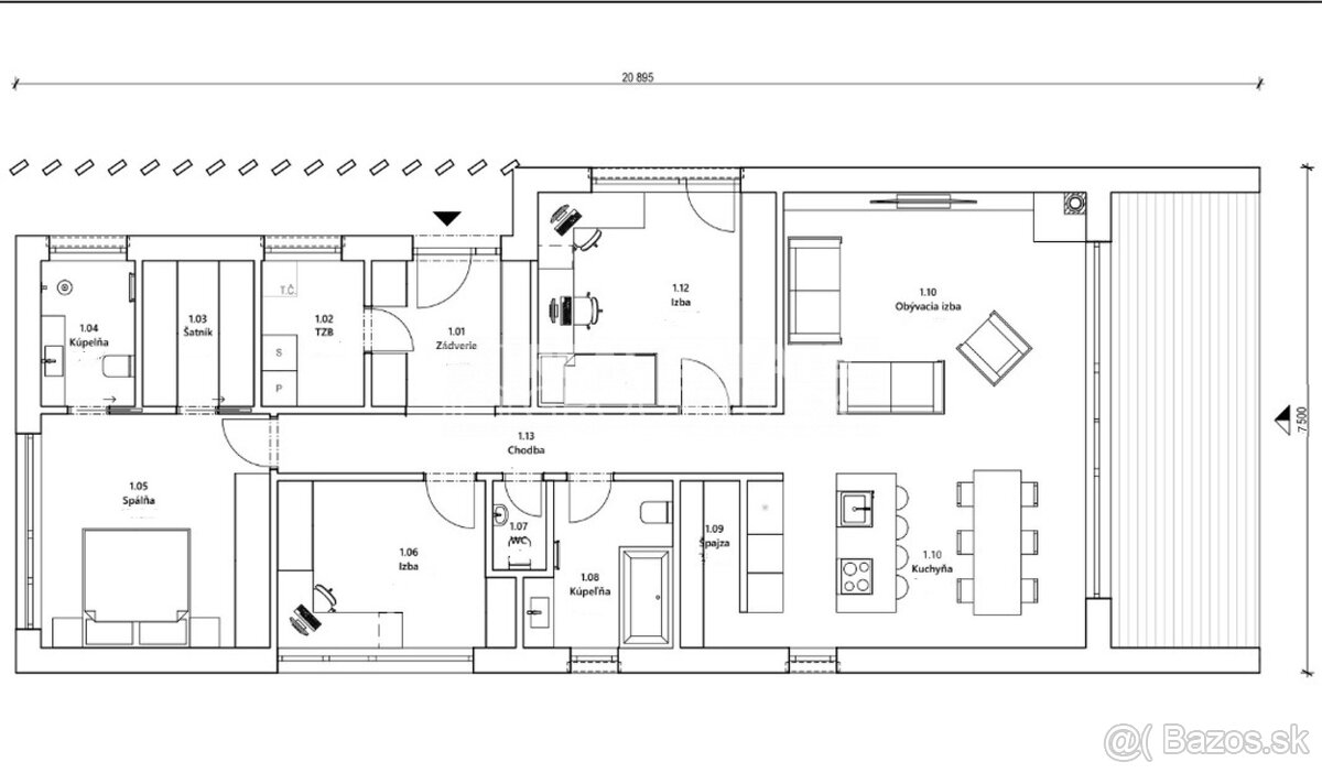 PREDAJ: POZEMOK PRE RD - TRENČÍN - ZÁBLATIE - 3