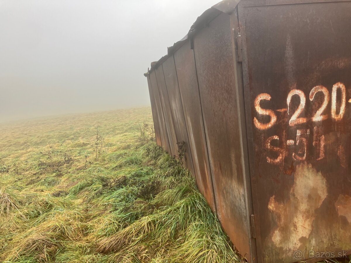 Plechová buda 6x3m - 3