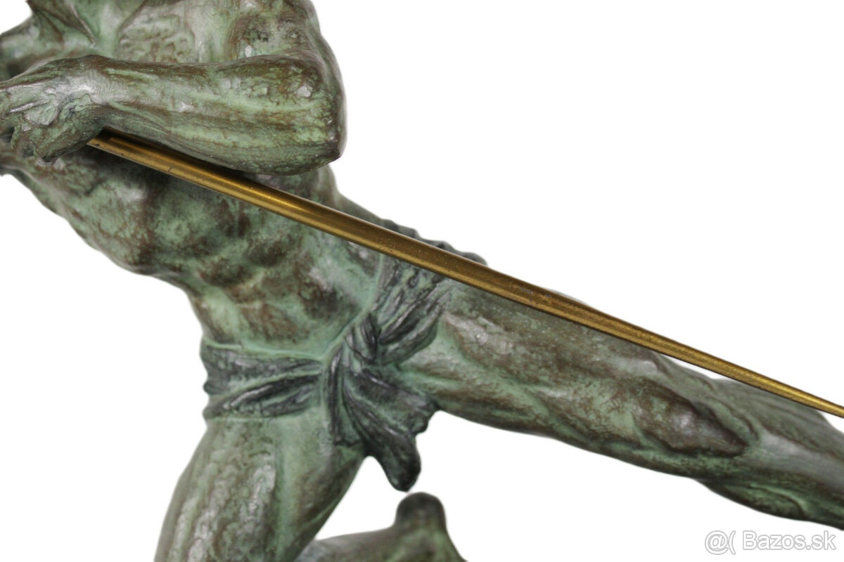 art deco skulptúra,G.Del Rosso - 3