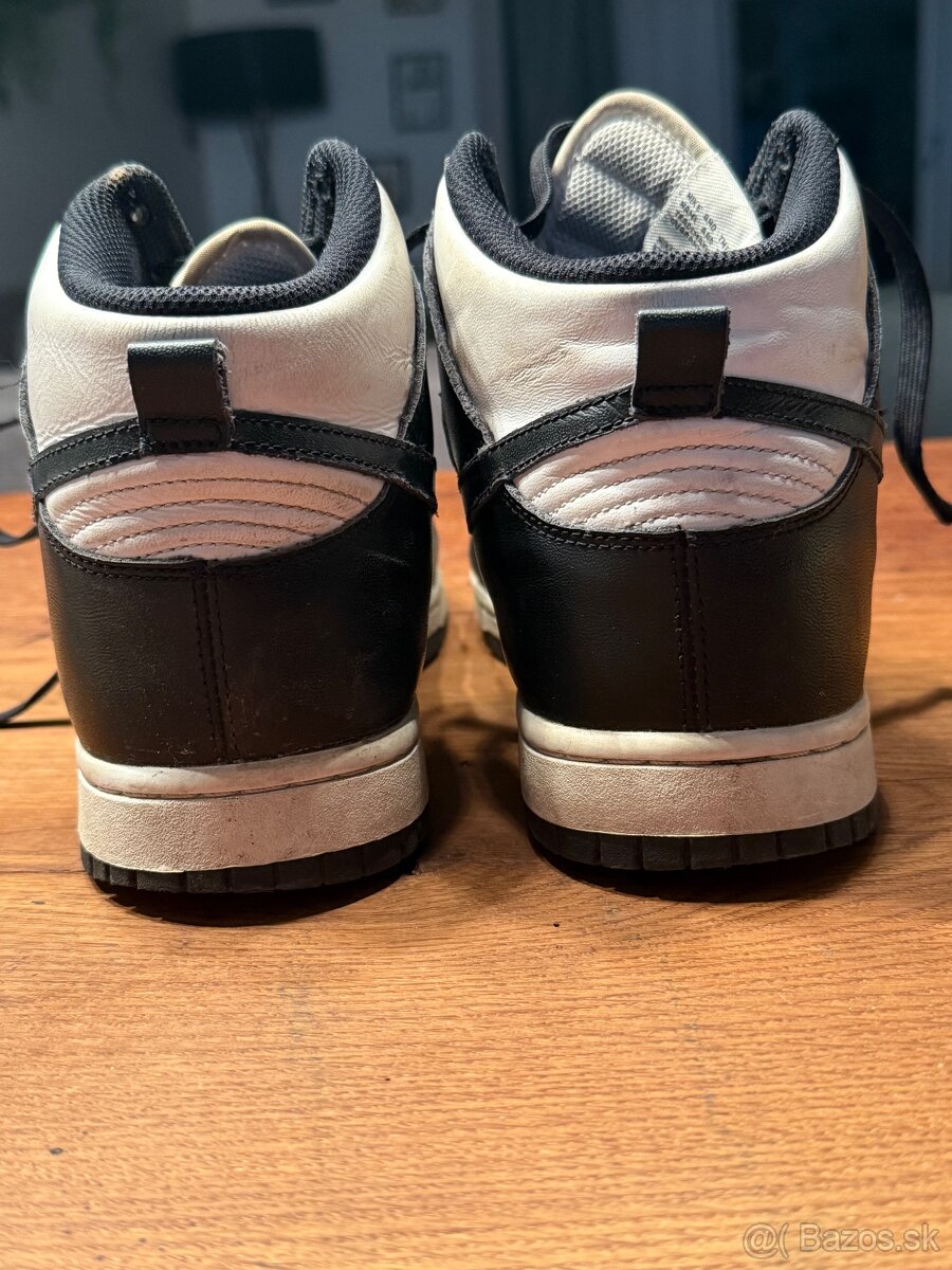 Nike Dunk High Black White - 3