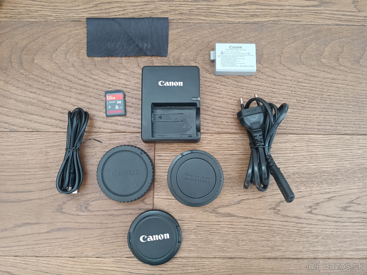 Canon EOS 500D + objektív, príslušenstvo a taška - 3