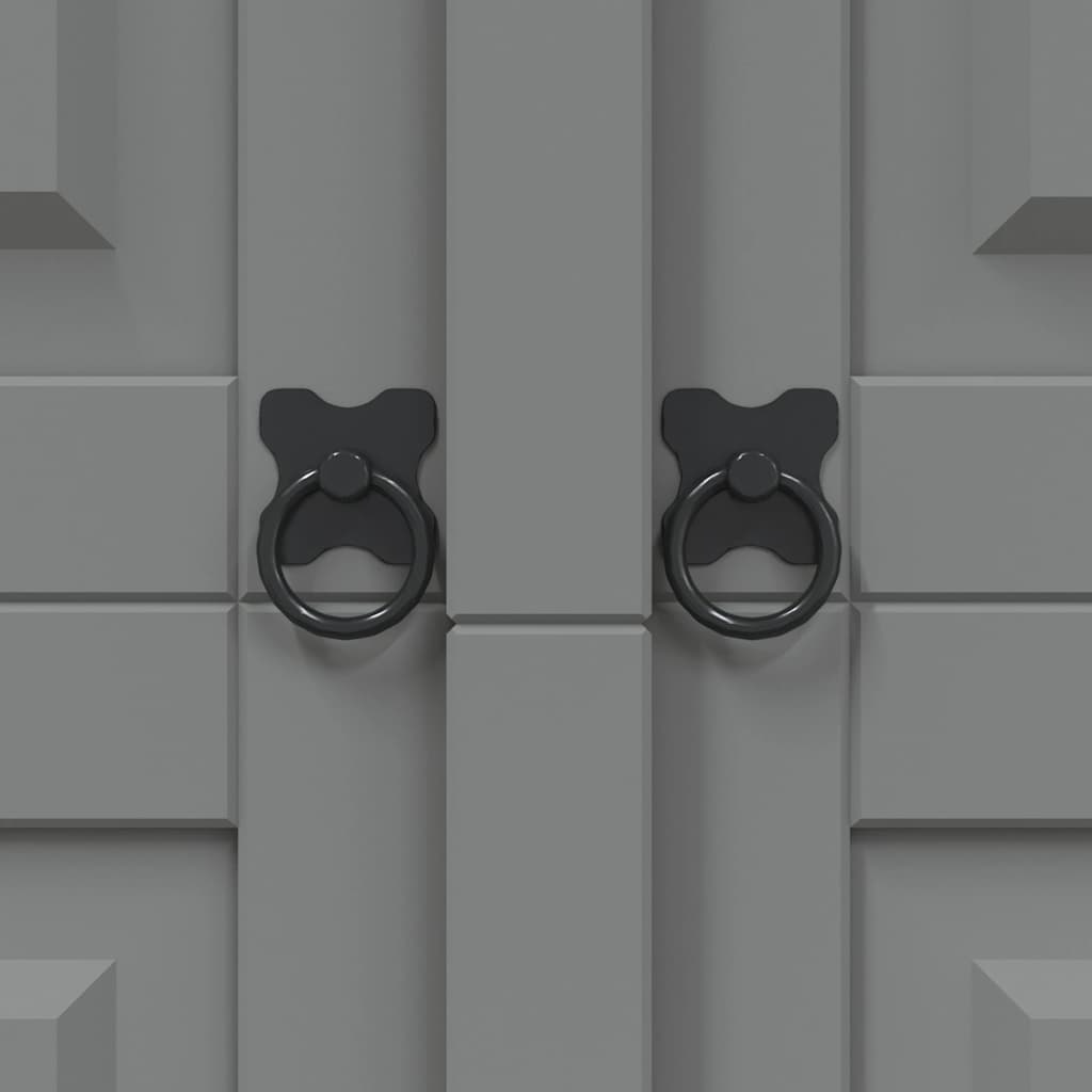 Šatník sivý trojdverový - 3