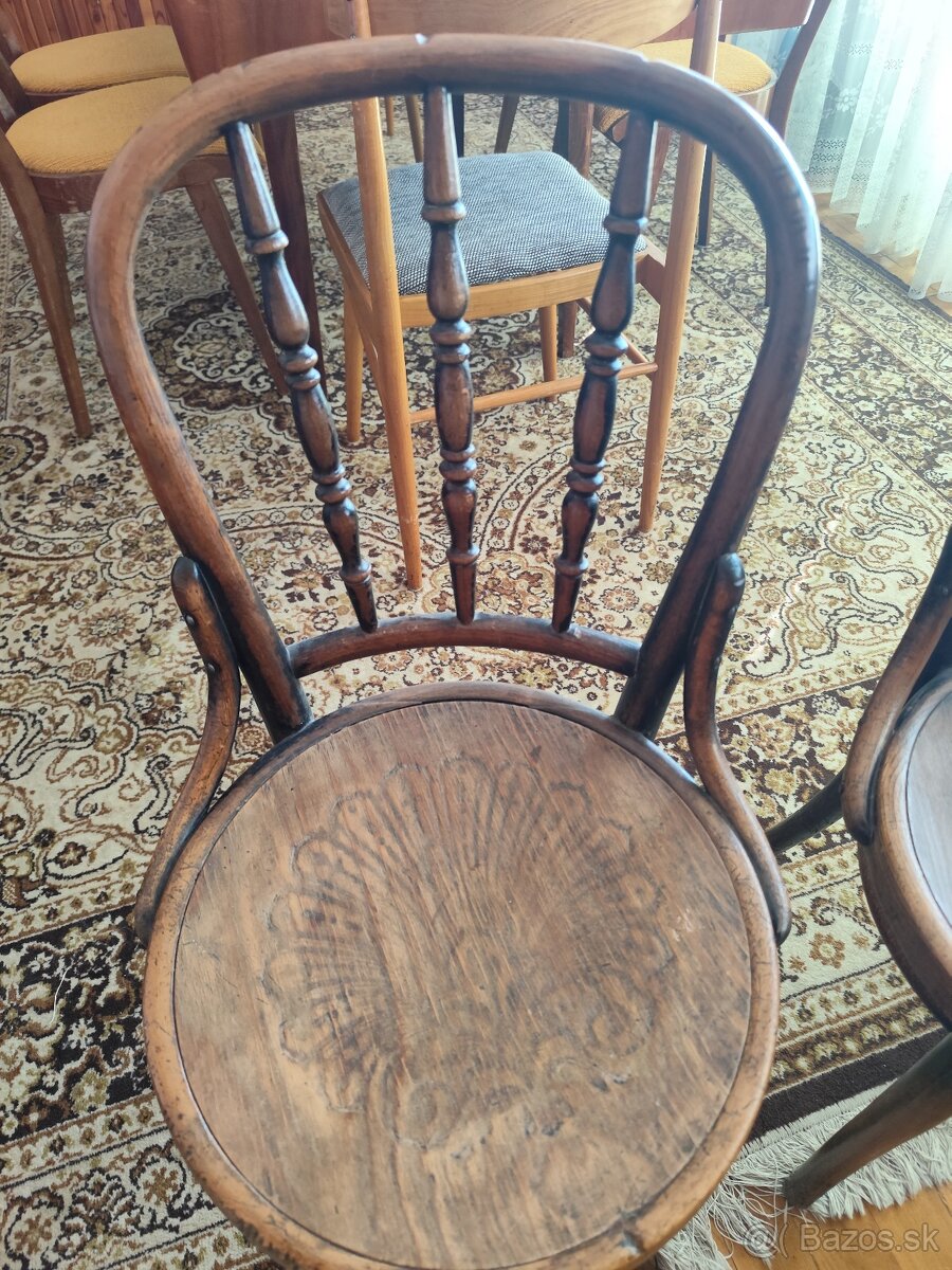 Predám 5 starých stoličiek - 3