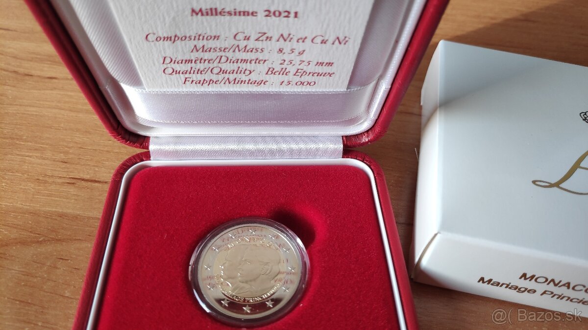 ❗❗❗ MONACO 2021 2EUR PROOF ❗❗❗ - 3