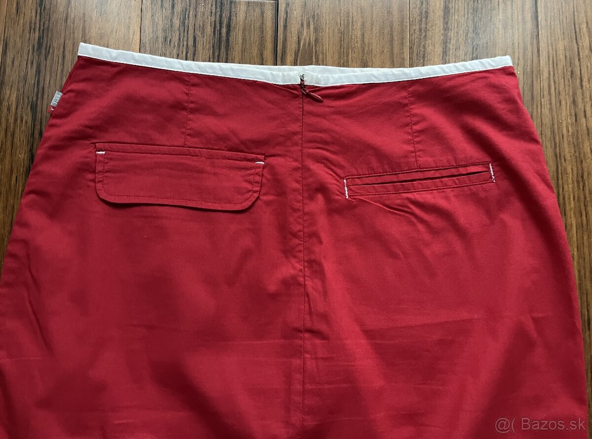 Letná červená sukňa - 3