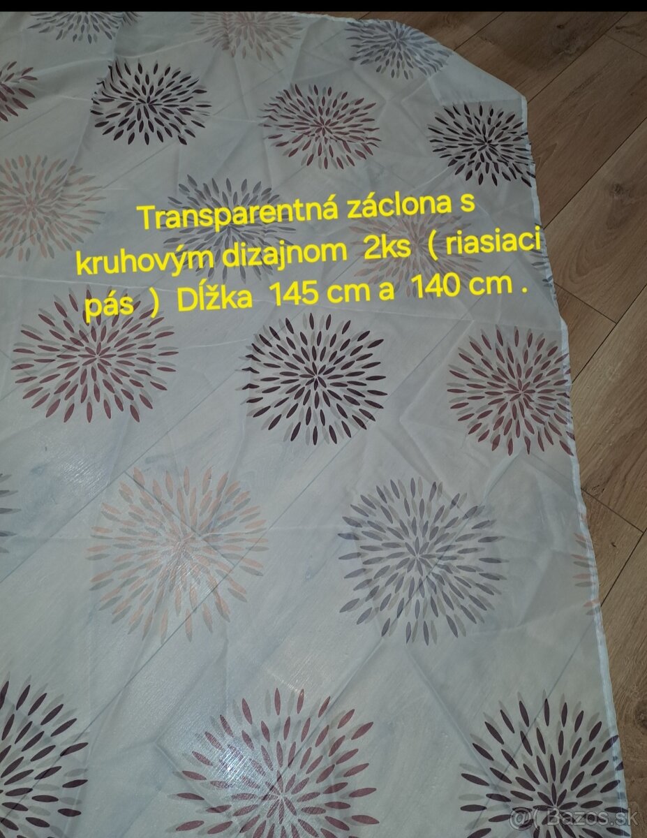 ZÁCLONY KVETT - KRUHY A INÉ - 3