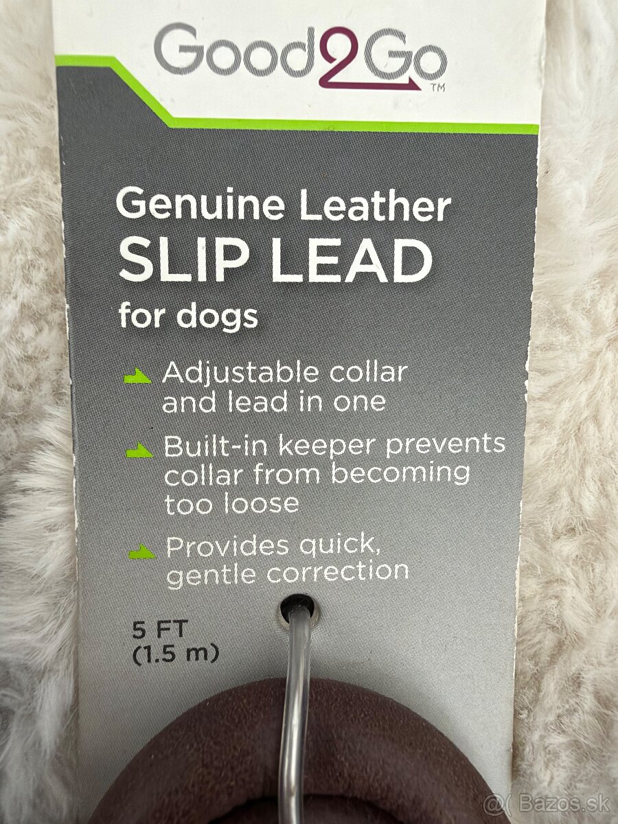 Nove kozene obojky-_+ voditko-20€ - 3