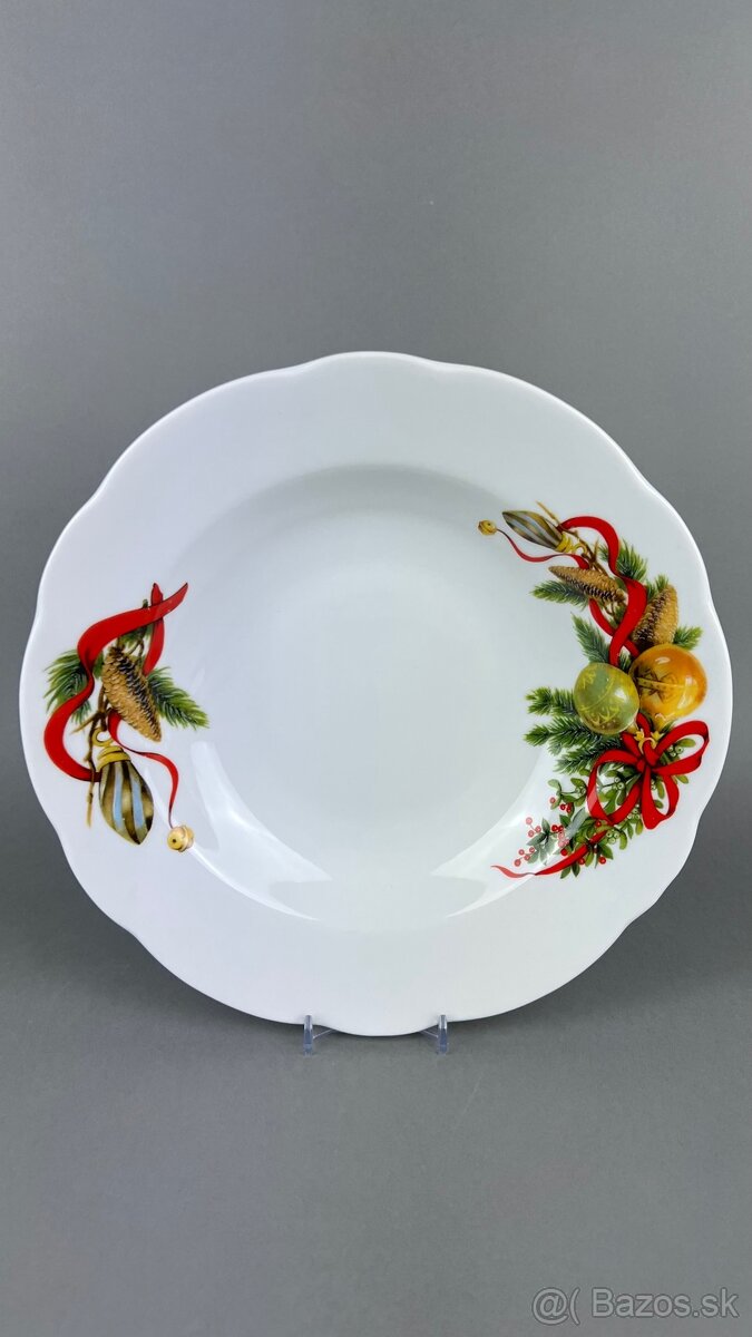 Vianočný porcelán, vianočná tanierová súprava - 3