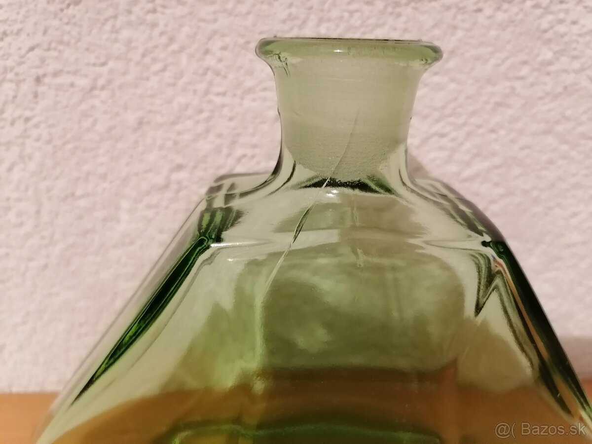 Likérová súprava, uranové sklo - VZÁCNA - 3