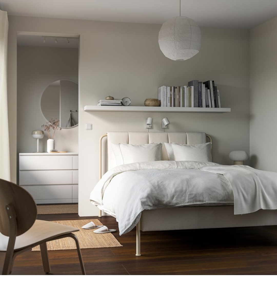 Nástenná polička 190x26 cm, biela - 3