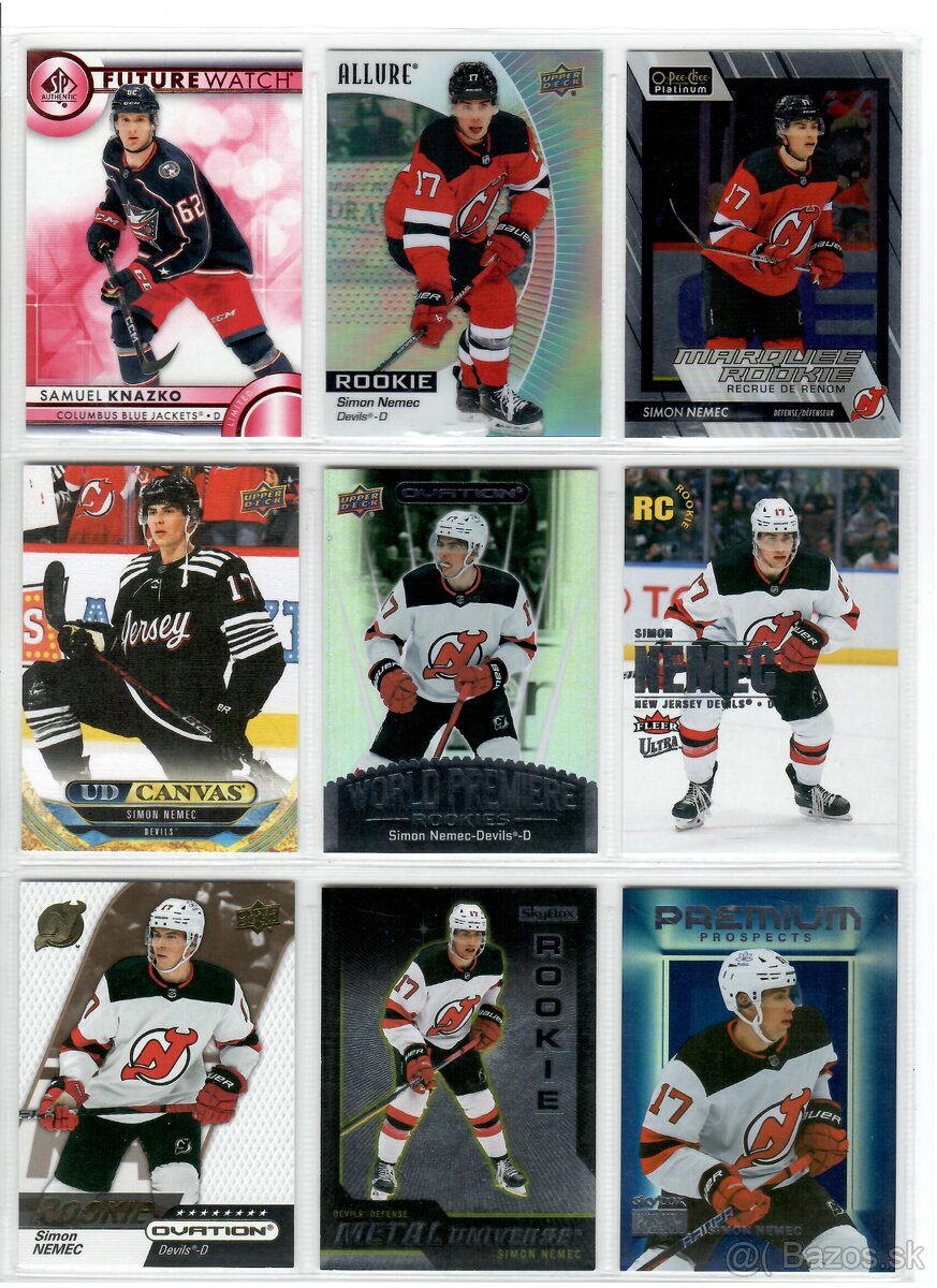 Hokejove karticky Slovakov v NHL - 3