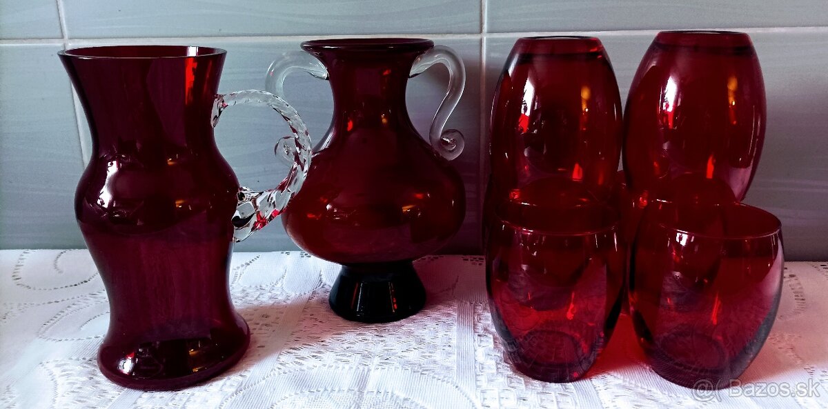 Červené sklo - 3