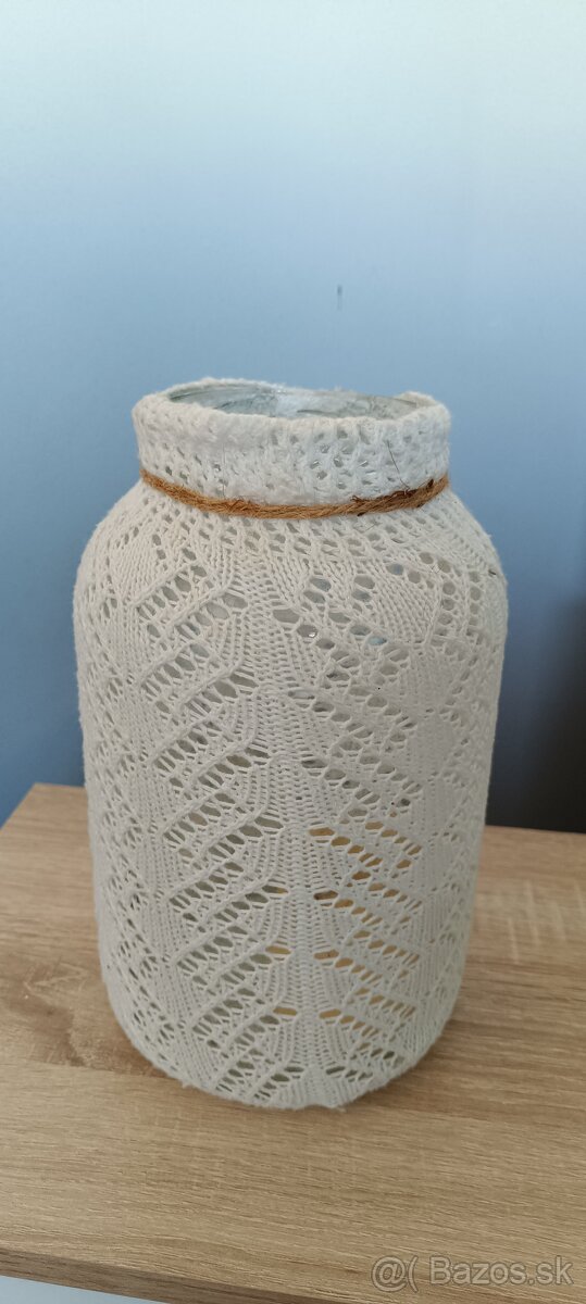 Handmade BOHO svietniky veľké : svadobná výzdoba - 3