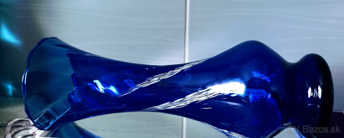 Retro sklo - modré, ružové - 3