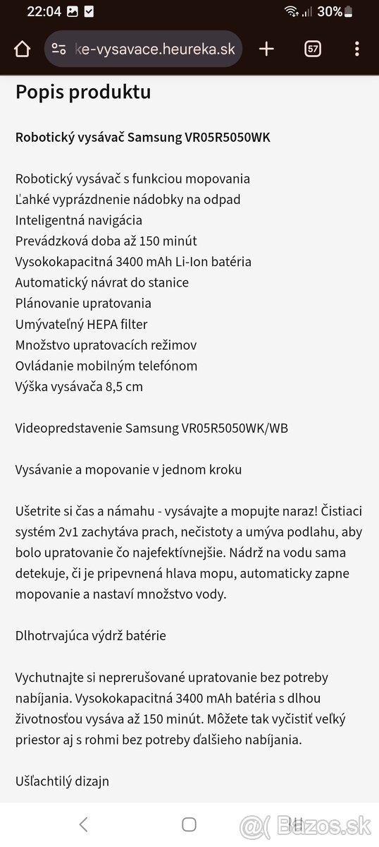 Samsung robot vysavac s mopom - 3