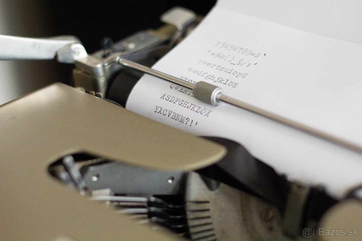 Písací stroj Olivetti Lettera 22 - 3