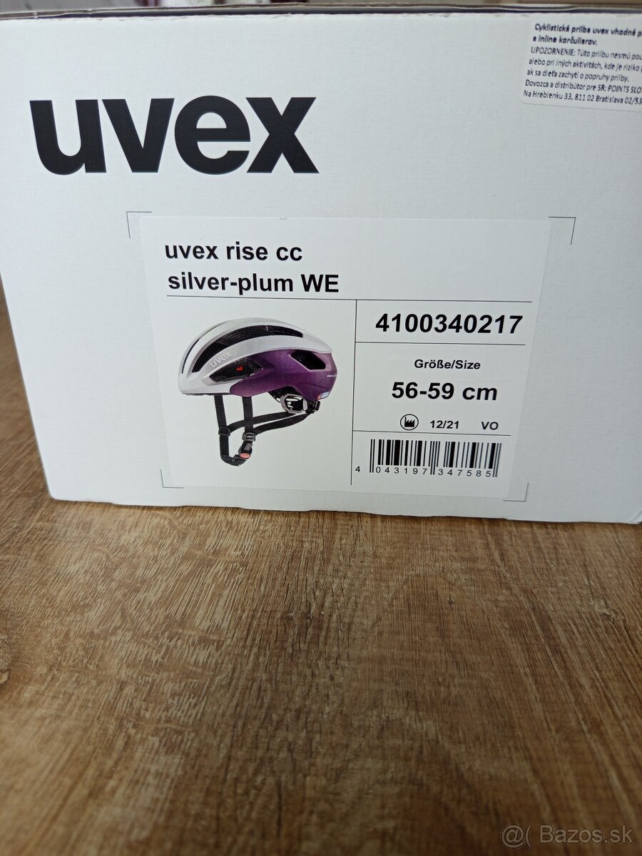 Prilba Uvex Silver plum 56-59cm - 3