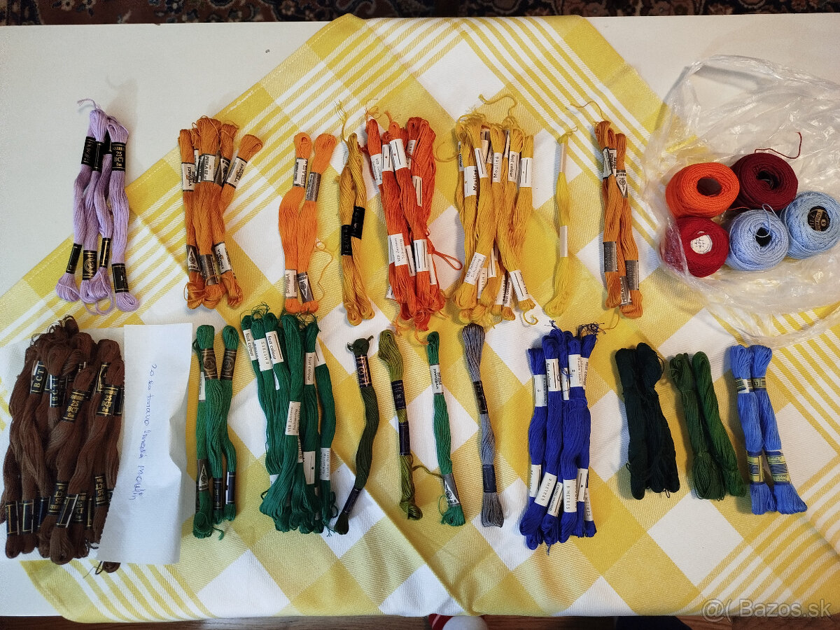 Bavlnky na vyšívanie 4 - 3