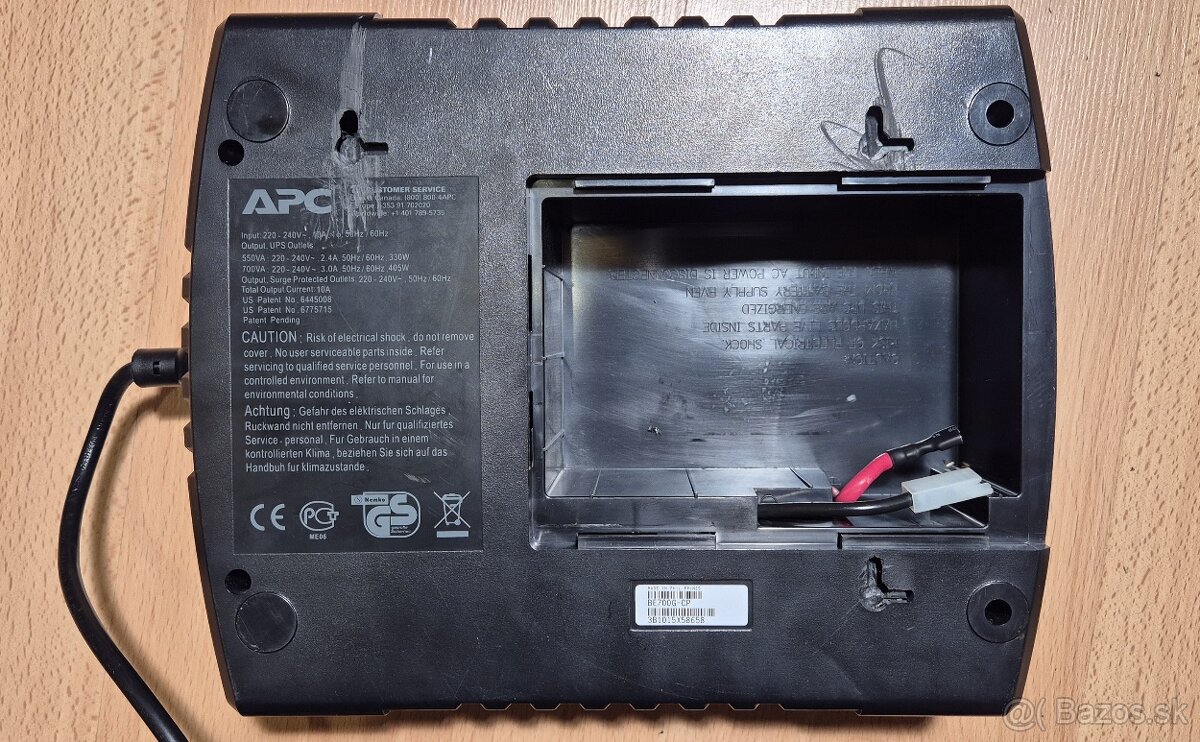 Záložný zdroj APC Back-UPS ES 700 .... 2ks - 3