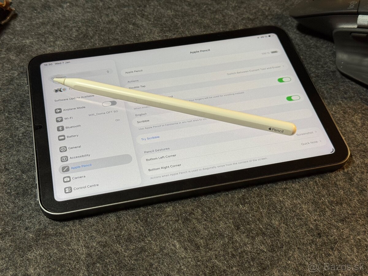 iPad Mini 6 + Pencil 2 + obaly - 3