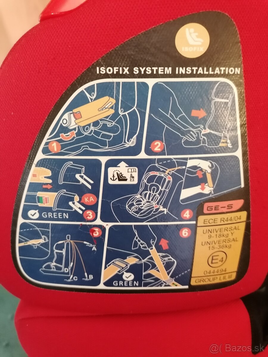 Autosedačka s ISOFIX - 3